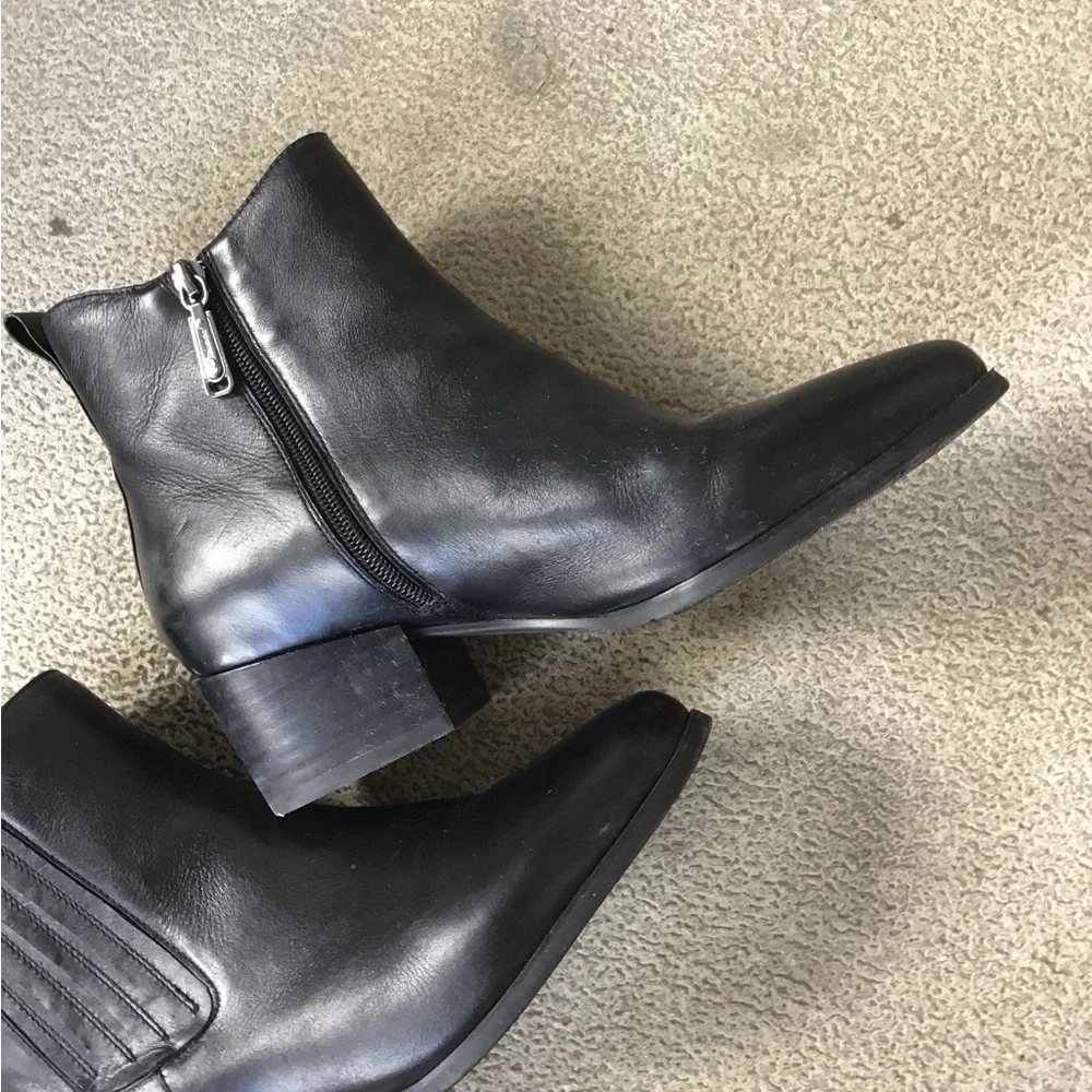 Blondo Waterproof Leather Ankle Boots - Size 8.5 - Picture 9 of 10
